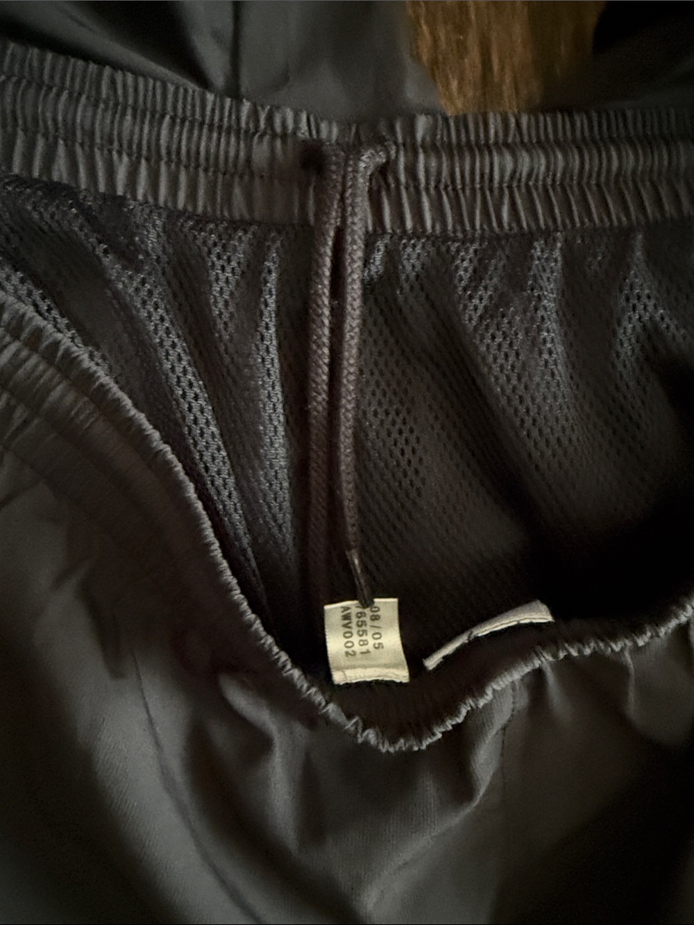 Adidas Mens Pants Track Three Side Stripes Black White Athletic‎ Size M EUC - Picture 4 of 5